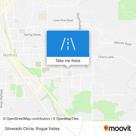 Silverado Circle map