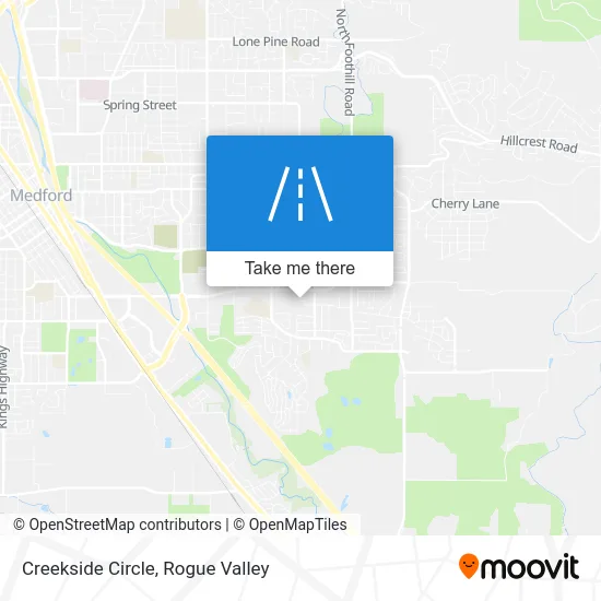 Creekside Circle map