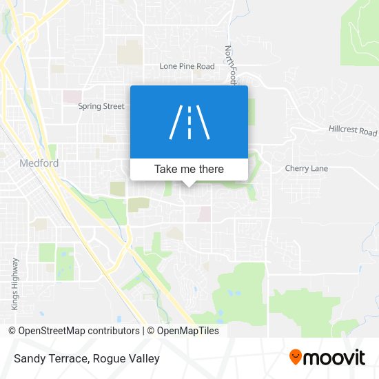 Sandy Terrace map