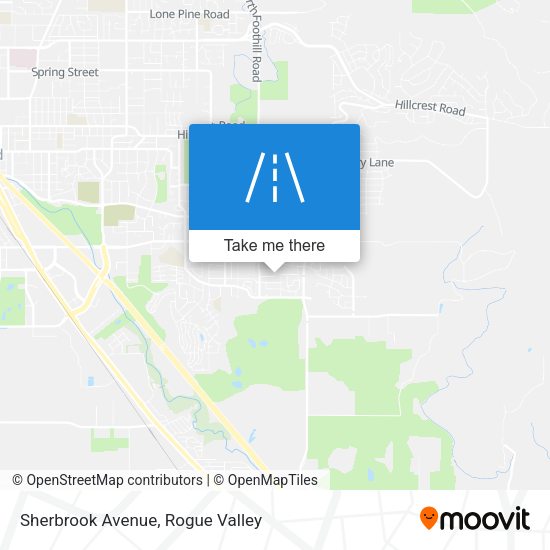 Sherbrook Avenue map