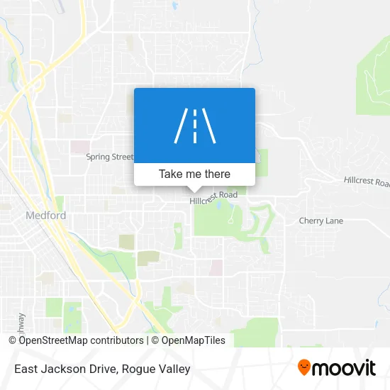 East Jackson Drive map