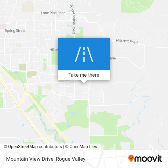 Mountain View Drive map