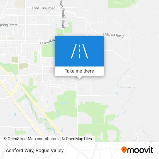 Ashford Way map