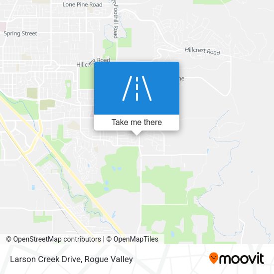 Larson Creek Drive map