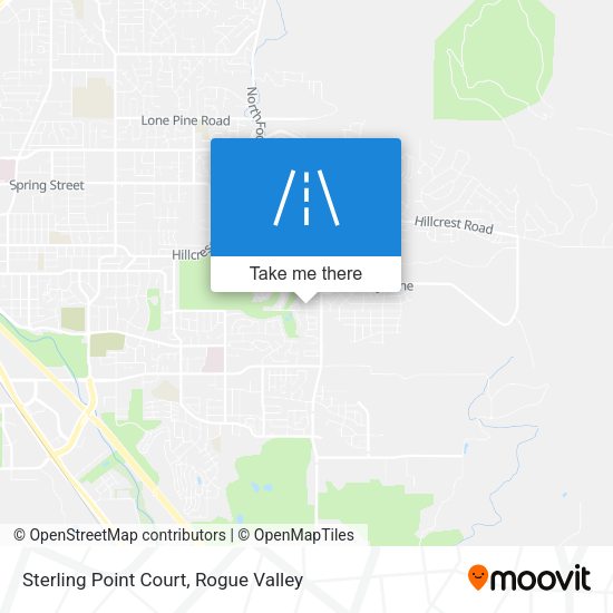Sterling Point Court map