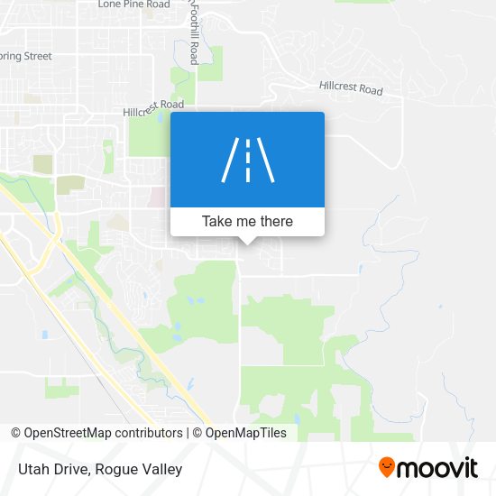 Mapa de Utah Drive