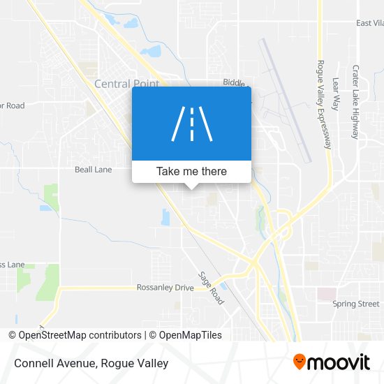 Connell Avenue map