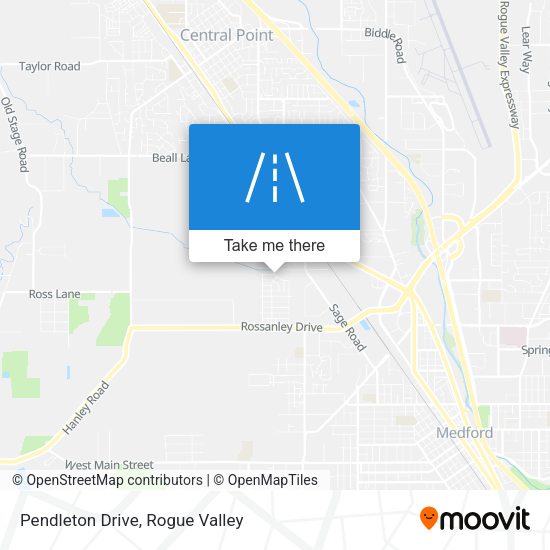 Mapa de Pendleton Drive