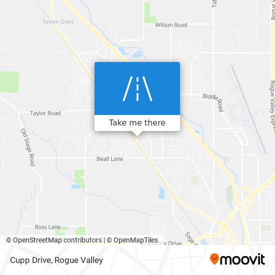 Cupp Drive map