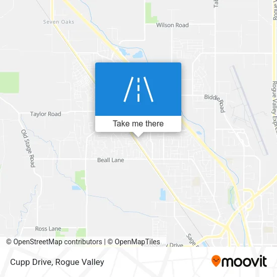 Cupp Drive map