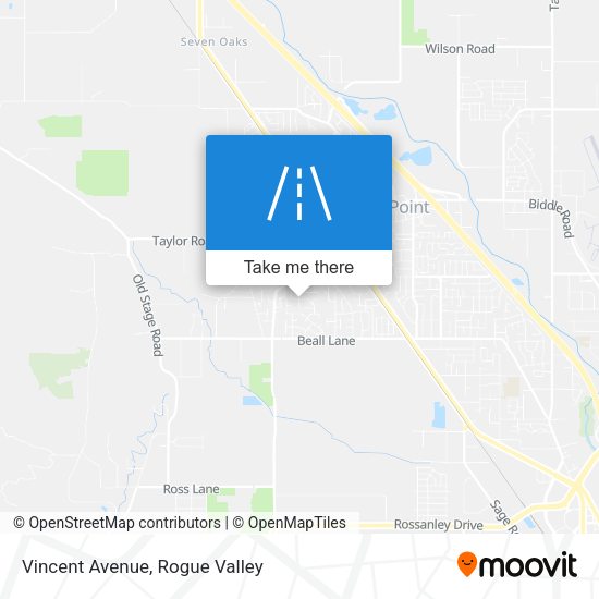 Vincent Avenue map