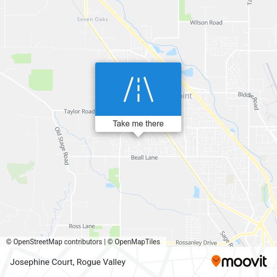 Mapa de Josephine Court