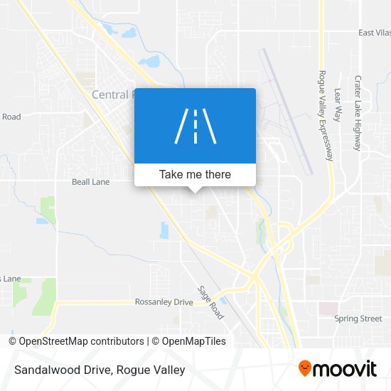 Mapa de Sandalwood Drive