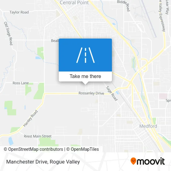 Manchester Drive map