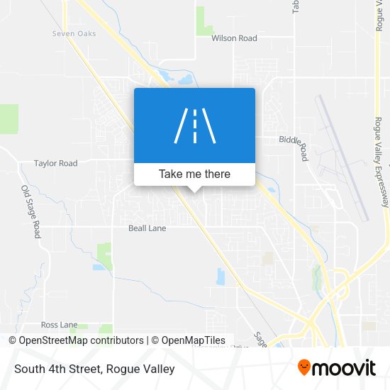 South 4th Street map