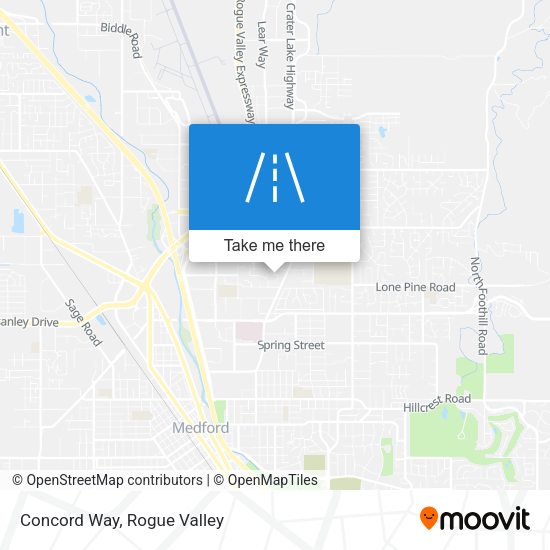 Mapa de Concord Way