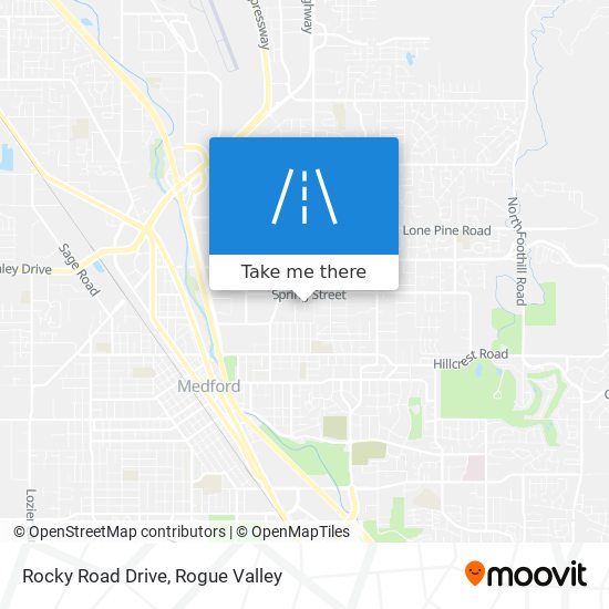 Rocky Road Drive map