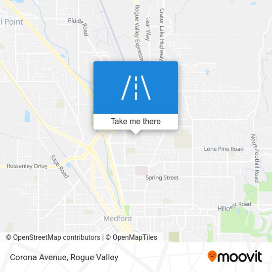 Corona Avenue map