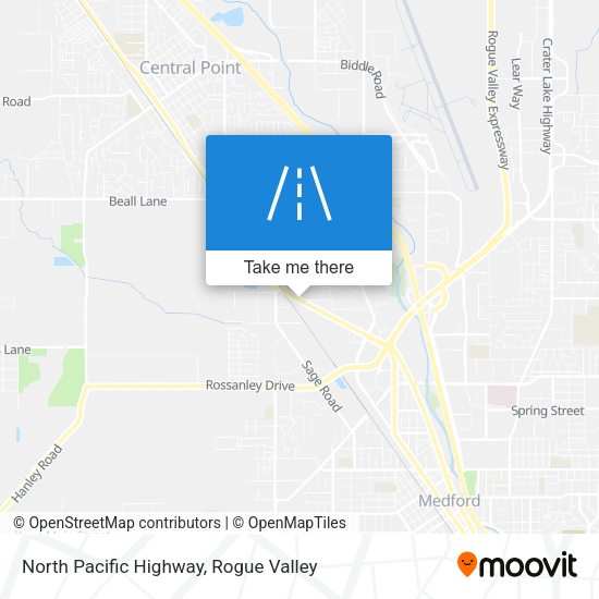 North Pacific Highway map