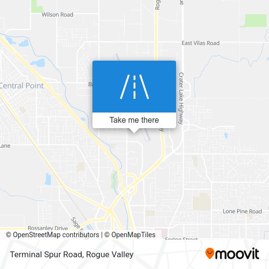 Terminal Spur Road map