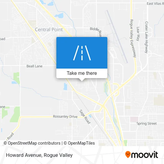 Howard Avenue map