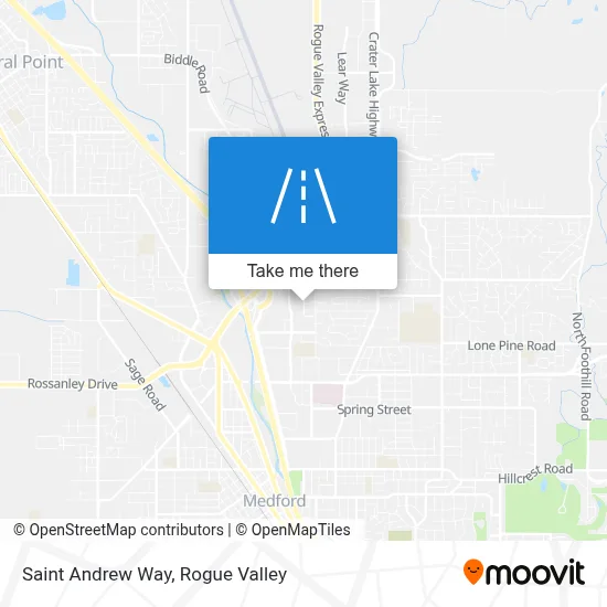 Saint Andrew Way map