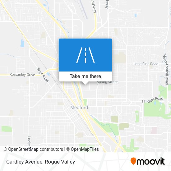 Cardley Avenue map