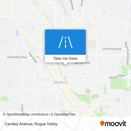 Cardley Avenue map