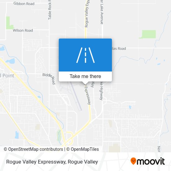 Rogue Valley Expressway map