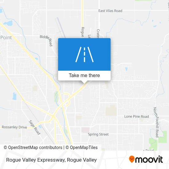 Rogue Valley Expressway map