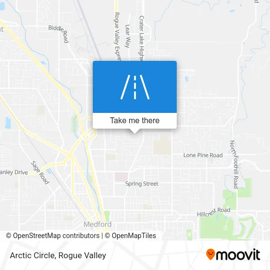Arctic Circle map