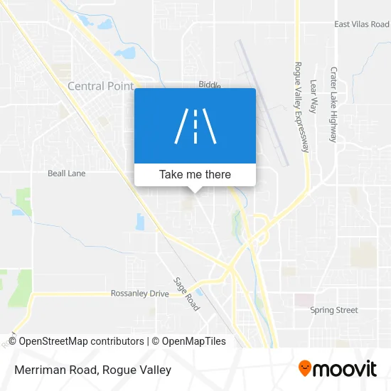 Merriman Road map