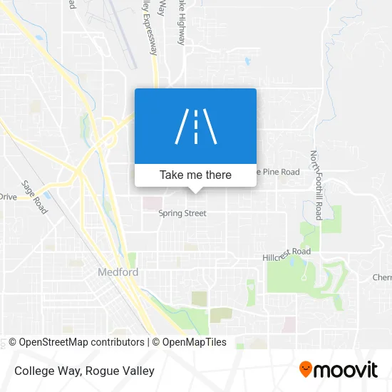 College Way map