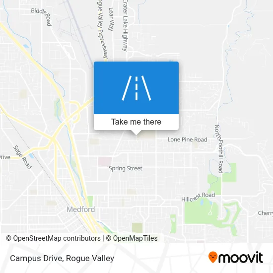 Campus Drive map
