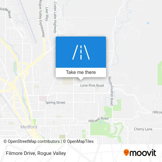 Filmore Drive map