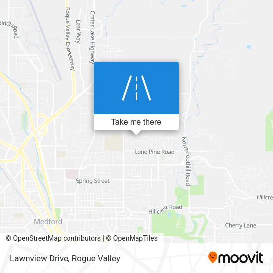 Lawnview Drive map