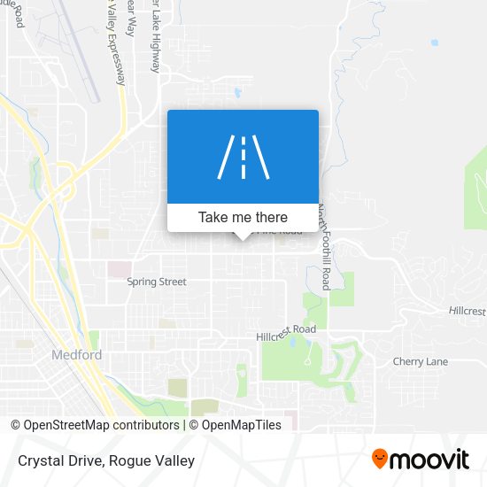 Mapa de Crystal Drive