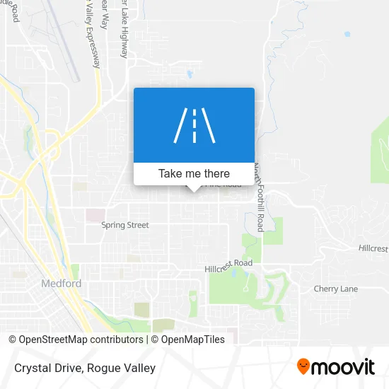 Crystal Drive map
