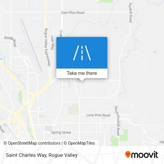 Saint Charles Way map