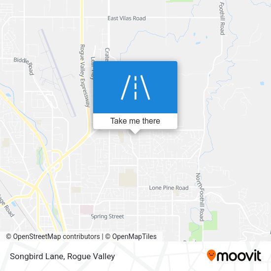 Songbird Lane map