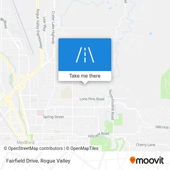 Fairfield Drive map