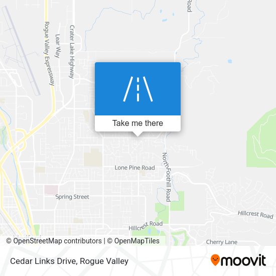 Cedar Links Drive map