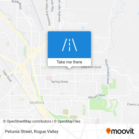 Petunia Street map