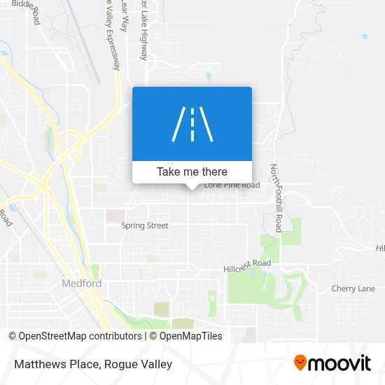 Matthews Place map