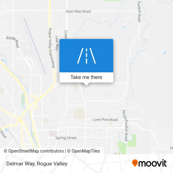 Delmar Way map