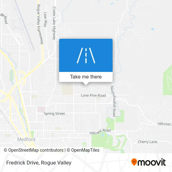 Fredrick Drive map