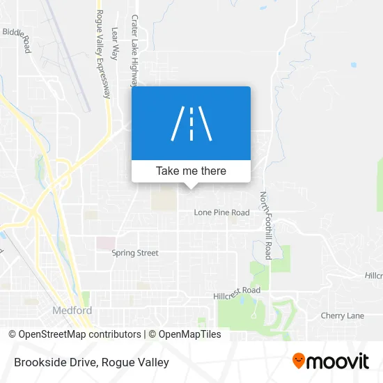 Brookside Drive map