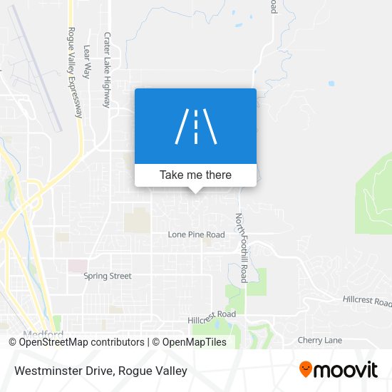 Westminster Drive map