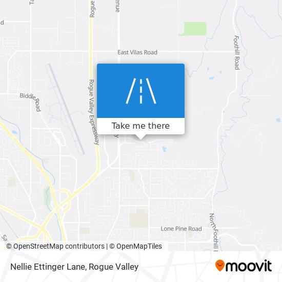 Nellie Ettinger Lane map