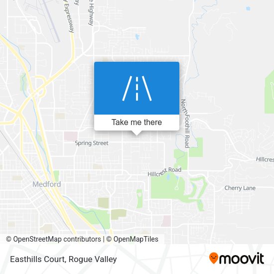 Easthills Court map